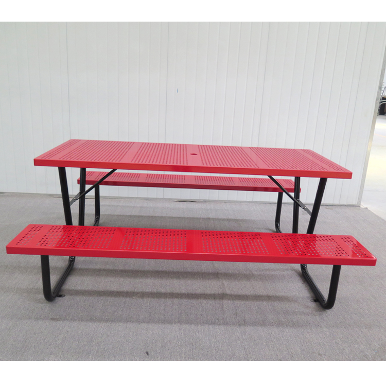 CHPIC05 Latabatra fisakafoana vy mahitsizoro 6ft ho an'ny zaridaina ivelany (2)