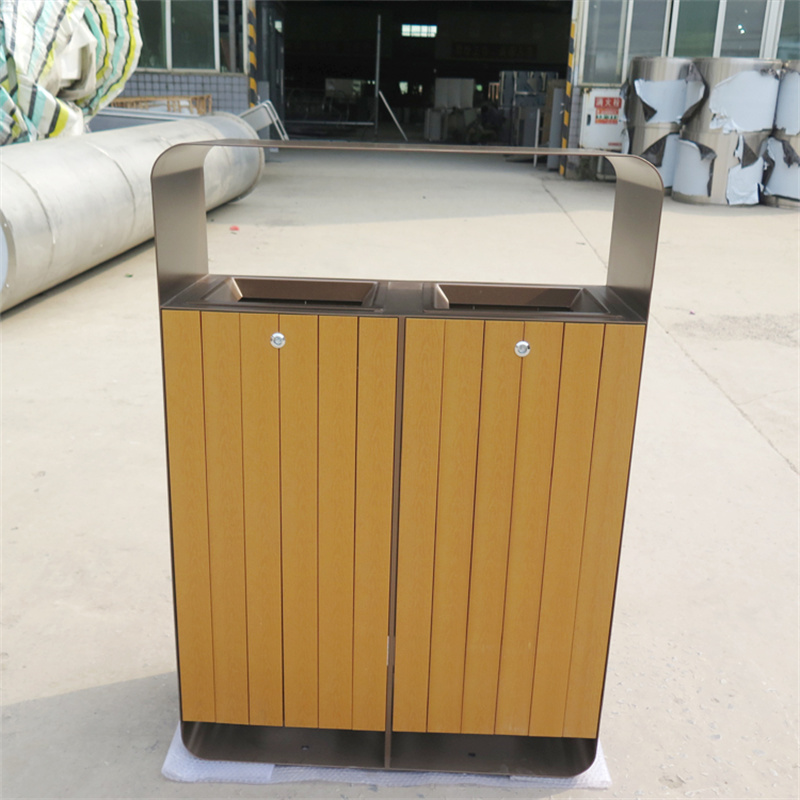 Ìtòsíta Ìta Àwọn Àpótí Ìdọ̀tí Yàrá Méjì Fún àwọn ibi gbogbogbòò 4