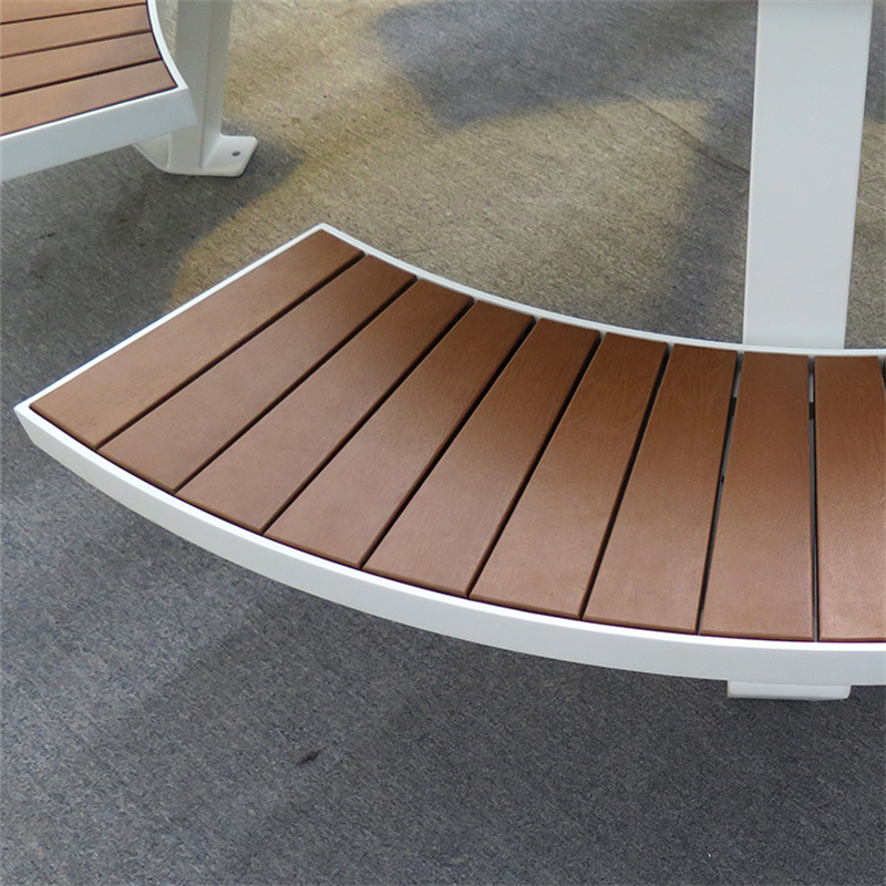 Latabatra fisakafoana boribory namboarina manokana ho an'ny arabe eny an-jaridaina ivelany misy lavaka elo 6