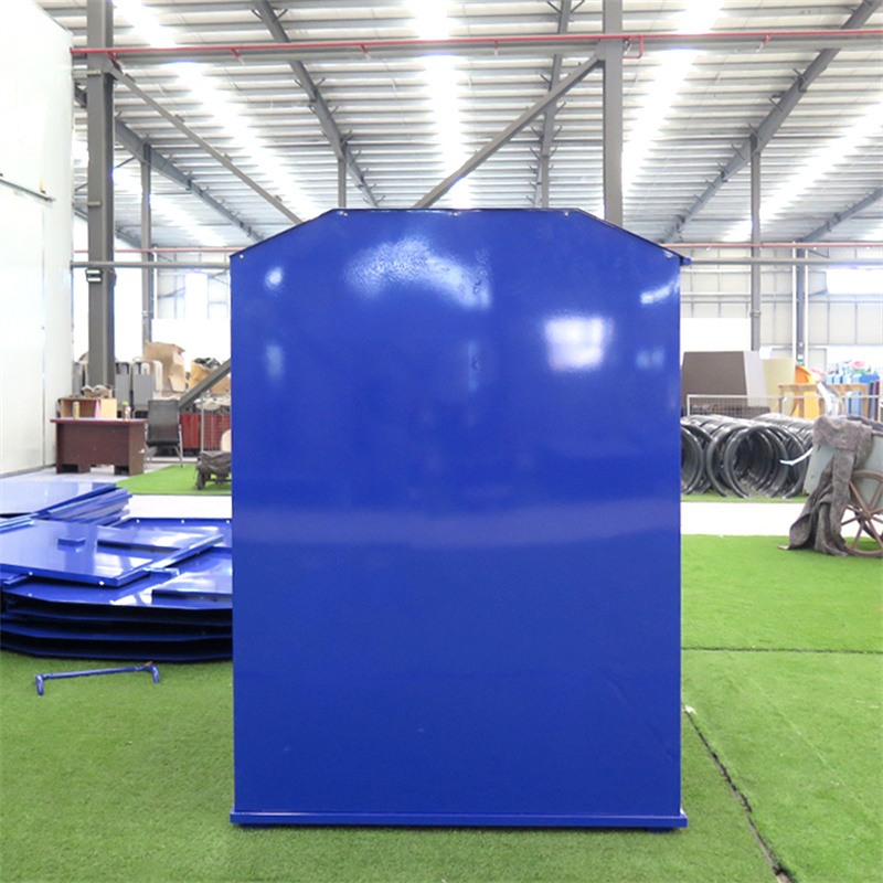 কারখানার কাস্টম বড় বহিরঙ্গন ধাতব পোশাক দাতব্য প্রতিষ্ঠানের জন্য দান করা বিন ১৫