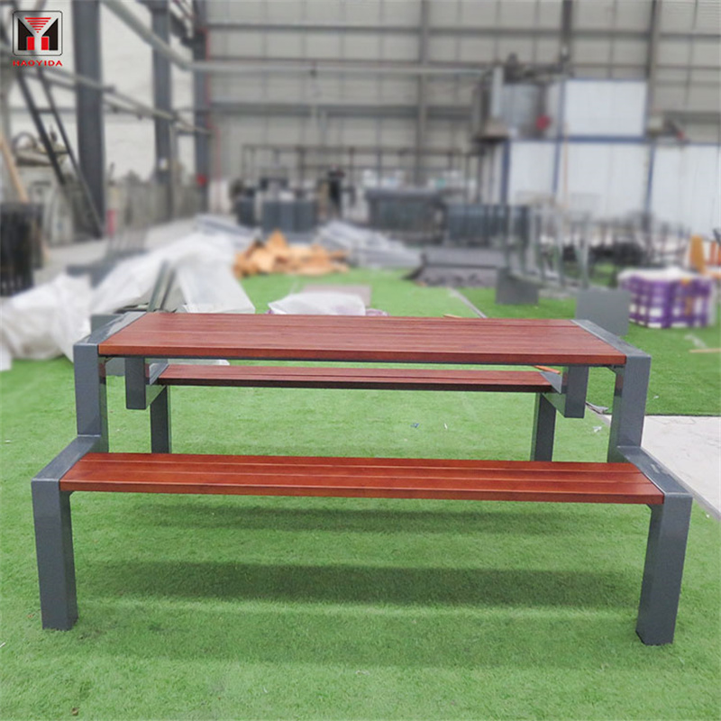 Fanaka an-dalambe ambongadiny, endrika maoderina, latabatra fisakafoana hazo ho an'ny toeram-pivarotana ara-barotra 2