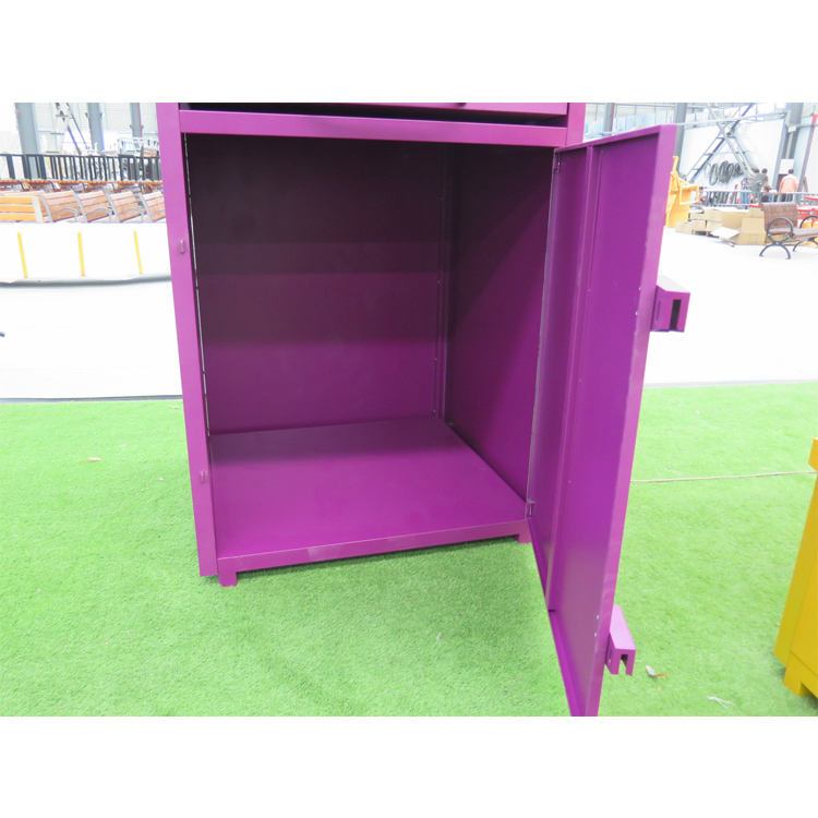 HBS23060747 2 Meters High Steel Clothing Donated Bin Factory Wholesale