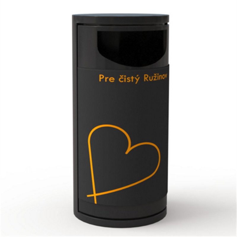  Street Outdoor Litter Bins Park Metal Trash Cans With Custom Logo2