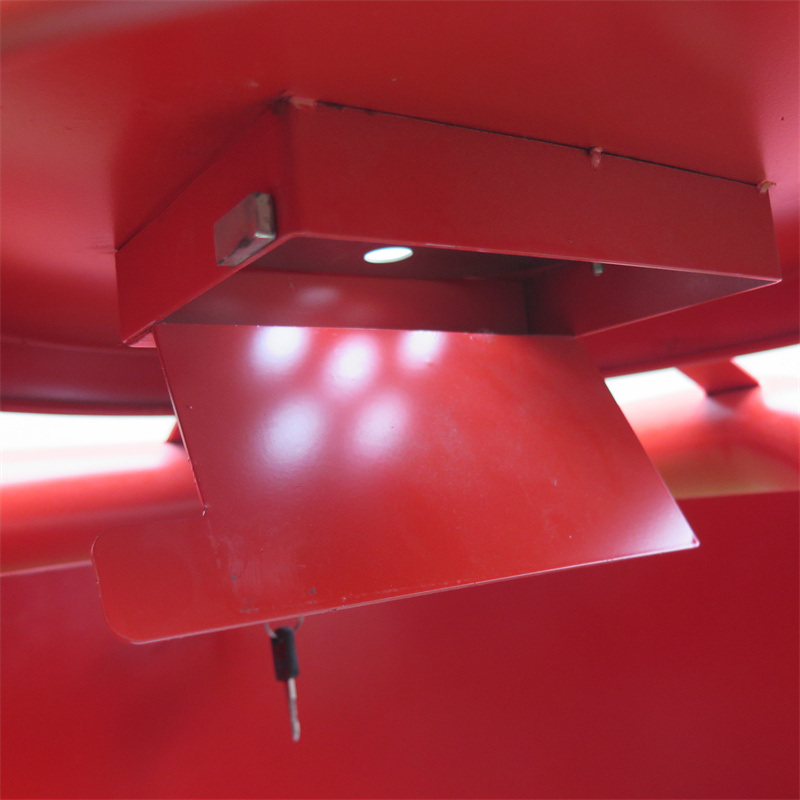 120 Litter Outdoor Standing Metal Red Litter Bin With Ashtray 1