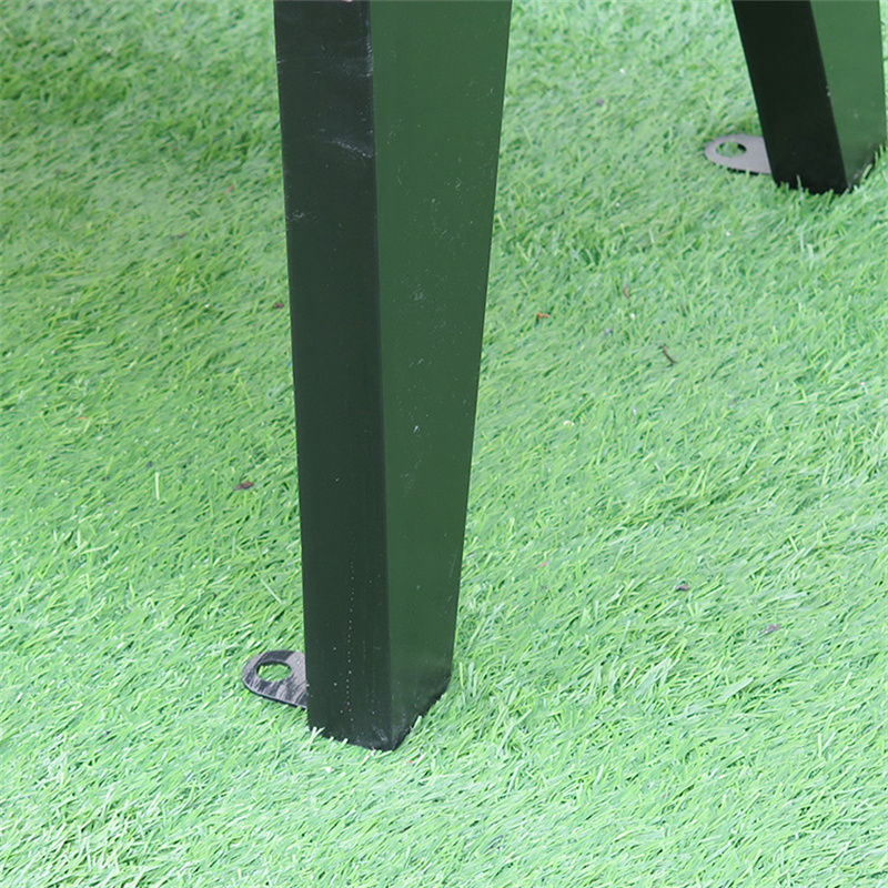 Backless Curved Wooden Bench Chair Park Outdoor 