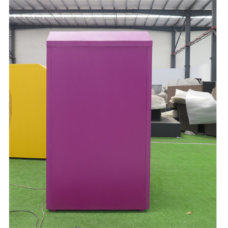 2 Meters High Steel Clothing Donated Bin Factory Wholesale 7