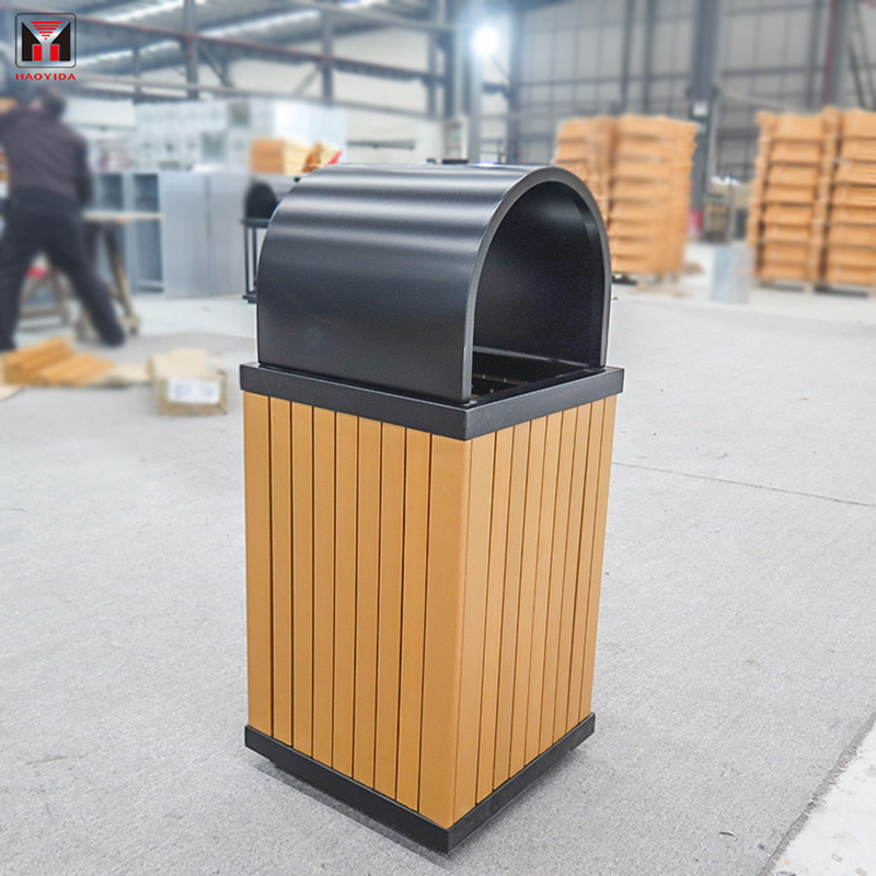Street Outdoor Waste Bin Commercial Park Trash Bins7