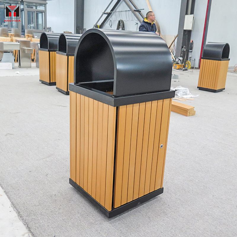 Street Outdoor Waste Bin Commercial Park Trash Bins5