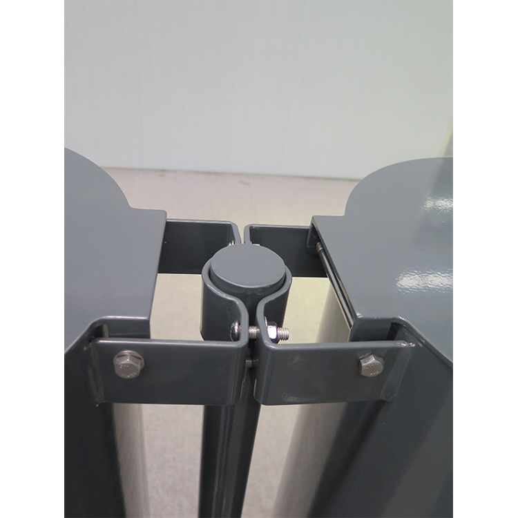 Outdoor Street Commercial Steel Pole Mounted Dustbin Manufacturer 2